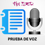 Prueba de Voz